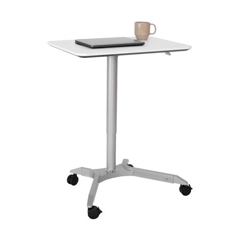 Seville Classics Airlift Height Adjustable Pneumatic Laptop Sit Stand ...