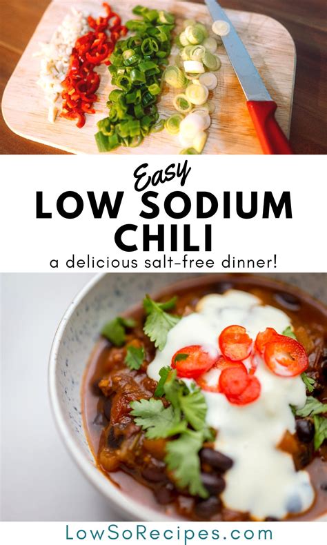Low Sodium Chili with Beef Recipe (No Salt Added) - Low So Recipes