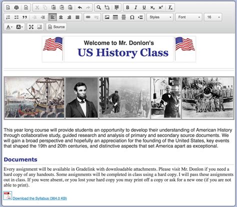 School News and Teacher Pages: Share What's Important