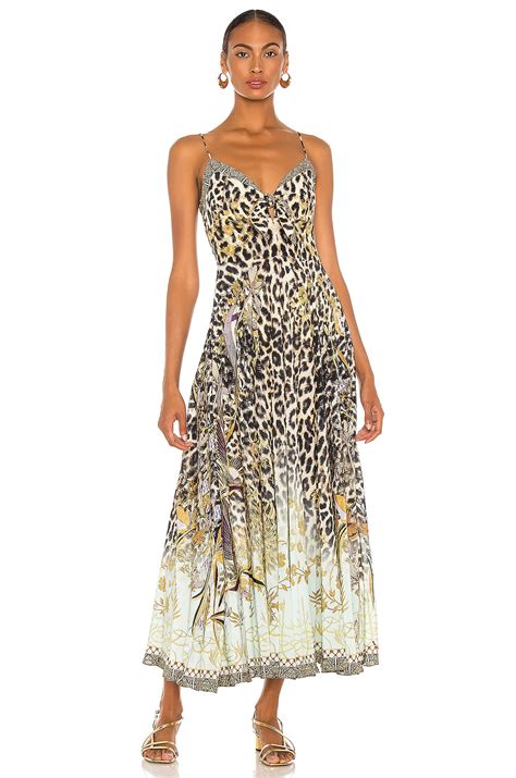Camilla Tie Front Maxi Dress in Nomadic Nymph | REVOLVE
