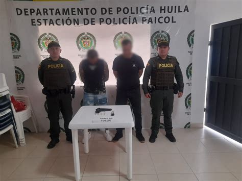 Policía huila capturó a dos sujetos por el delito de extorsión y porte ...