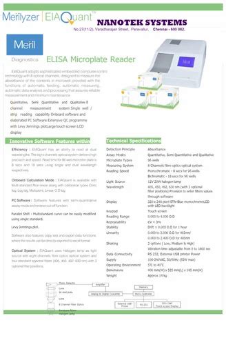 Elisa Equipments - Elisa Plate Reader Trader - Wholesaler / Distributor ...