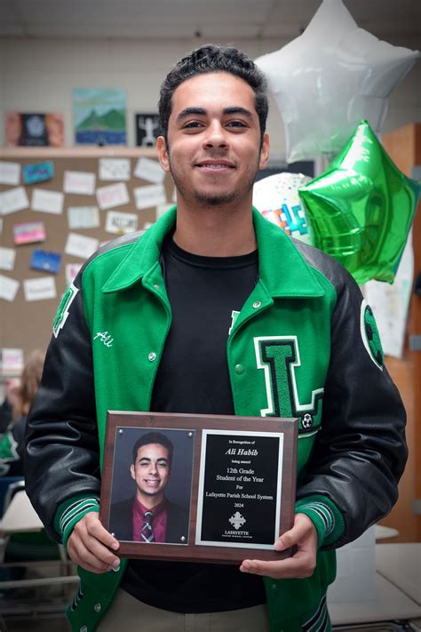 Lafayette Parish School System Announces 2024 Student of the Year ...