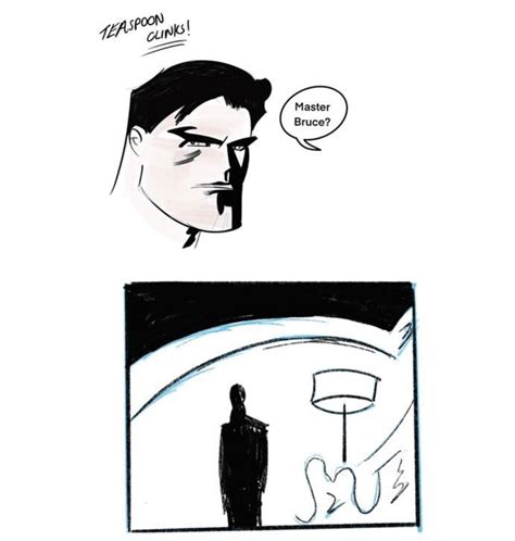 Will share some artwork over the next few weeks. Bruce and Alfred for ...