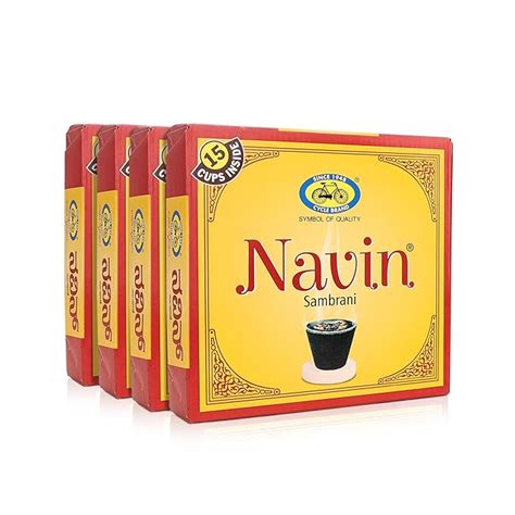 Cycle Pure Navin Sambrani Dhoop Cups for Pooja (60 pcs) | Havan Cups ...