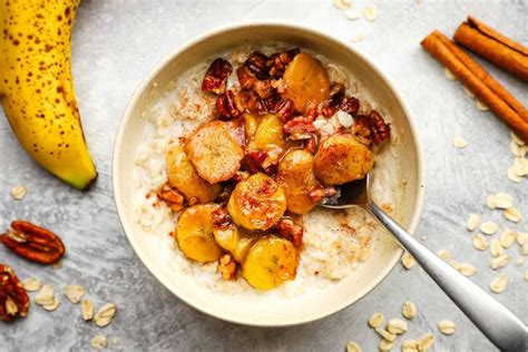 Banana Nut Oatmeal Recipe | Vegan Girls Guide