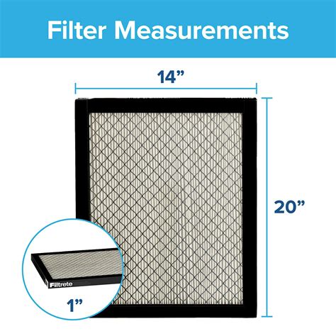 Snapklik.com : 14x20x1 Air Filter, MPR 2800, MERV 14, Healthy Living ...