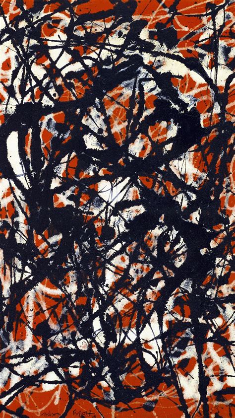 Jackson Pollock Free Form Painting