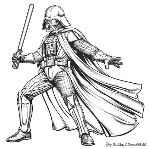 Darth Vader Coloring Pages - Free & Printable!