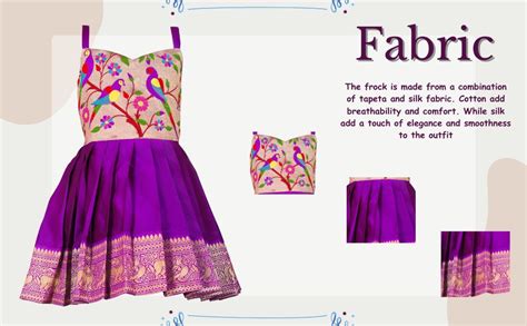 Buy COMRATE South Indian Traditional Pattu Pavadai Tapeta Silk Green ...