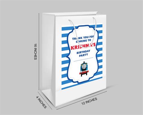 PSI Thomas And Friends Theme Oversized Return Gift Bag | Birthday Part ...