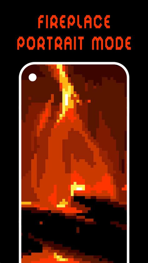 3D Block Craft Fireplace: Pixel Art Live Wallpaper & Screensaver for ...