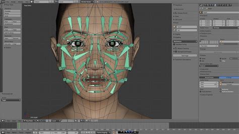 Face Rig - by Blender(3DCG) | 3d キャラクター, リギング, アニメーション