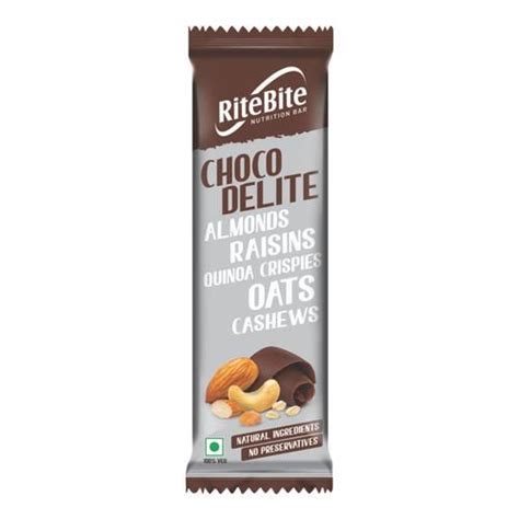 RiteBite Max Protein Multigrain Energy Bar - Choco Delite With Real Al ...