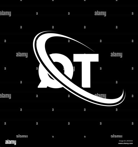 Qt modern logo Black and White Stock Photos & Images - Alamy