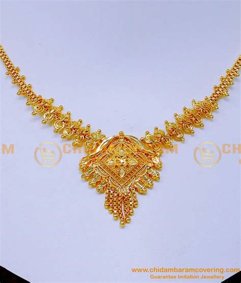 Buy Simple Light Weight Gold Necklace Design Latest Design