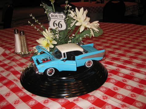 Event Decorations: Sunday, February 01, 2009 | Vintage car party, Diner ...