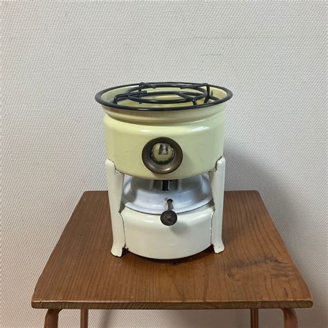 オランダ ビンテージ エナメル クッカーストーブ -オフホワイト- | Container Lodge