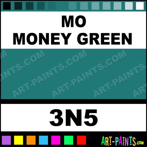Mo Money Green Millenium Tattoo Ink Paints - 3N5 - Mo Money Green Paint ...