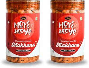 Moye Moye Roasted Makhana Tangy Tomato Fox Nuts | Rich in Calcium ...