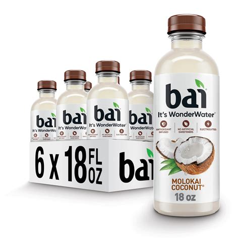Amazon.com: Bai Antioxidant Infused Water Beverage, Molokai Coconut ...