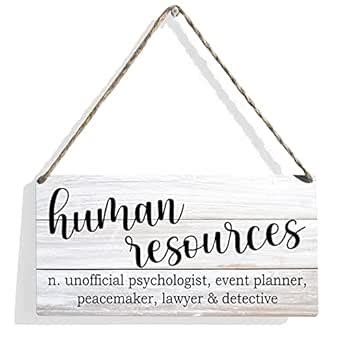 Human Resources Definition Wood Sign Human Resources Wooden Signs ...