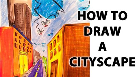 Image result for How to Draw Cityscape Using Perspective