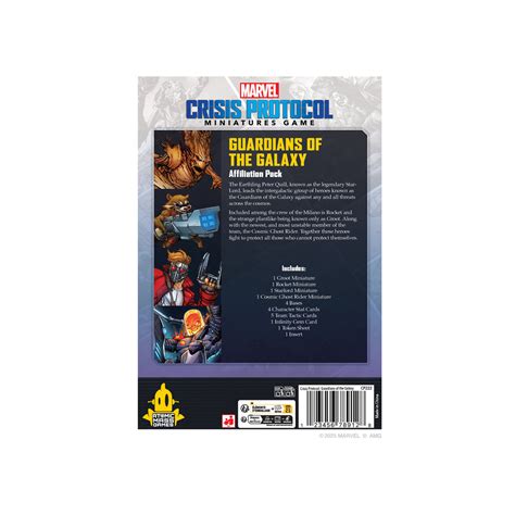 Buy Marvel Crisis Protocol: Guardians of the Galaxy Affiliation Pack ...