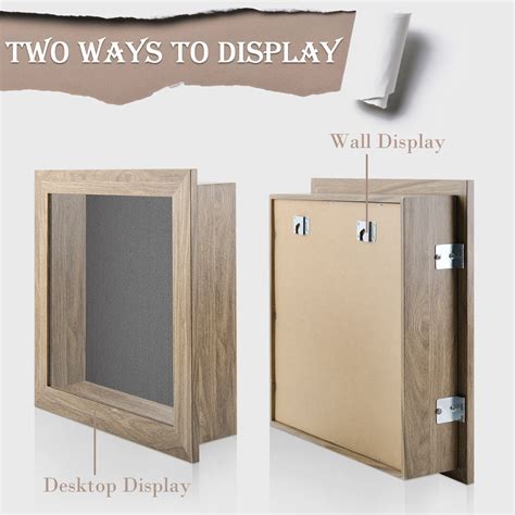8x8 8x10.5 11x11 11x14 Shadow Box Frame Display Case 2" Depth Collages Mementos | eBay