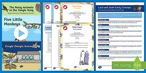 Loud and Quiet Concept Teaching and Learning Ideas Resource Pack