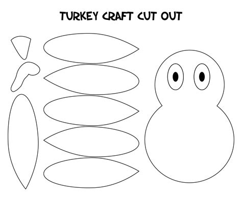 Turkey Body Parts Template