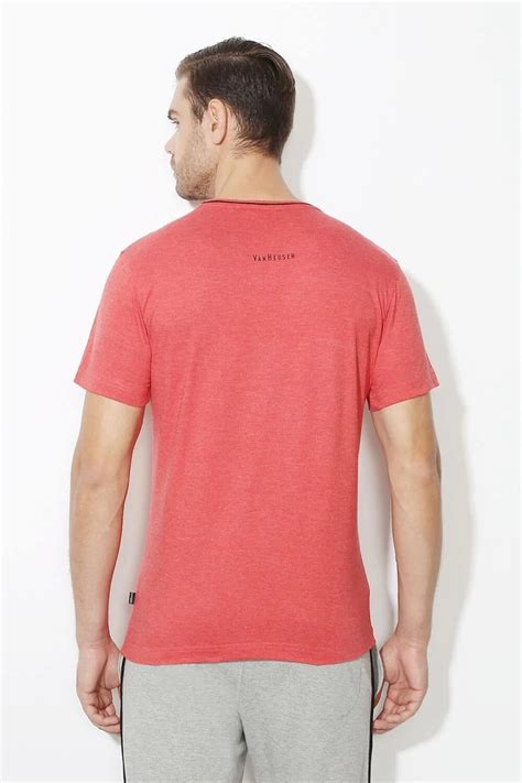Van Heusen Brick Rust Tshirt for Men #60021 – Route2Fashion