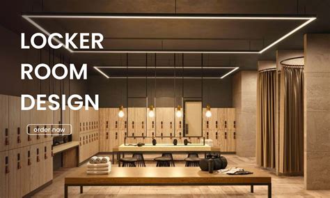 Luxury Locker Room Gym Floor Lockers & Cubicle Fit And Art