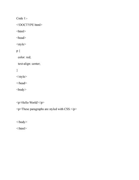 Website Development CSS Codes - BVP - Studocu