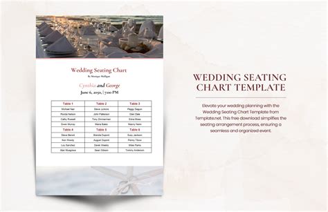 Wedding Seating Chart Template Google Docs