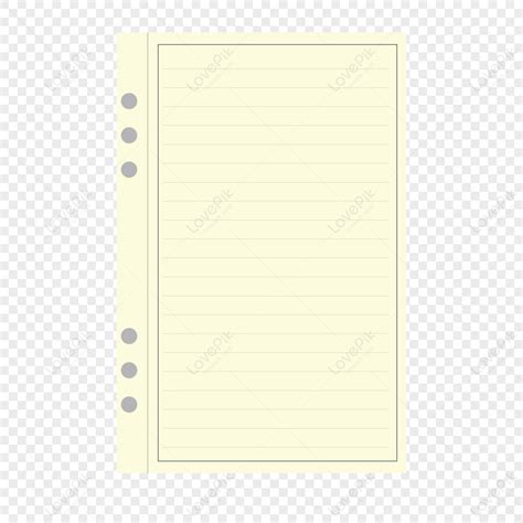 Yellow Notebook Paper PNG Images With Transparent Background | Free ...