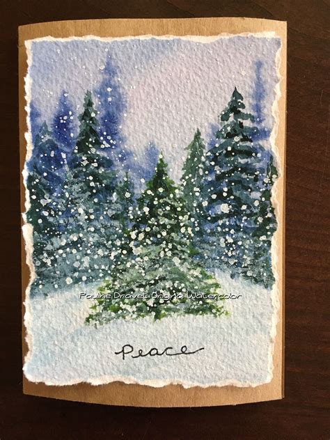 Christmas Cards Paintings at Joyce Haynes blog