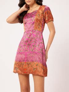 Dressberry Women A-line Pink Mini/Short Dress - Buy Dressberry Women A ...