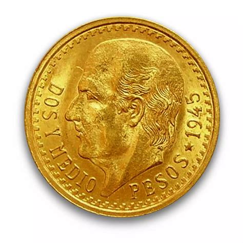 Mexican 2.5 Peso Gold Coin | Mexican Gold Peso - Hertel's Coins Inc.