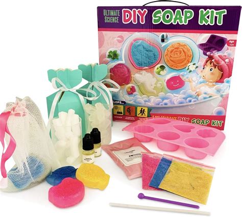DIY Soap Making Kit - Kids, Make Your Own Soap with Silicon Molds ...