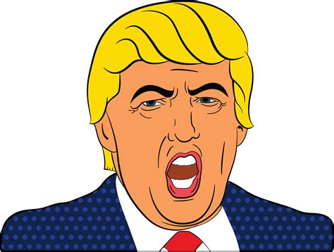 Angry Donald Trump Face vector clipart image - Free stock photo ...