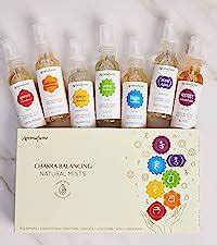 7 Chakra Essential Oil Roll-On Blend Gift Set by Aromafume | 7x 6ml/0.2 ...