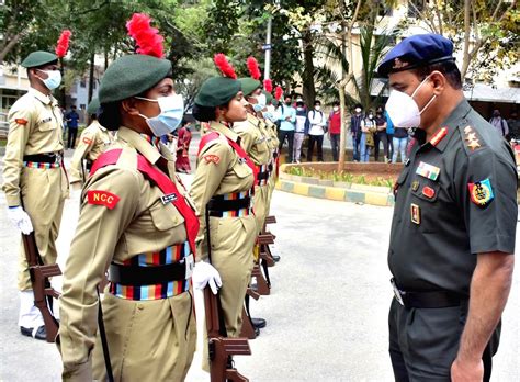 Col Ajay Singh Chauhan, Commanding Officer, Karnataka Signal Regiment NCC