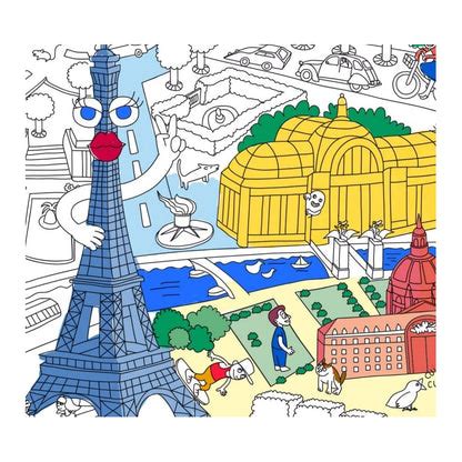 Giant Colouring Poster - Paris – Bombay Kids Company