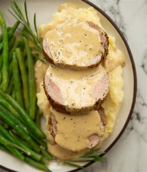 Pork Tenderloin with Mustard Sauce | Don't Go Bacon My Heart