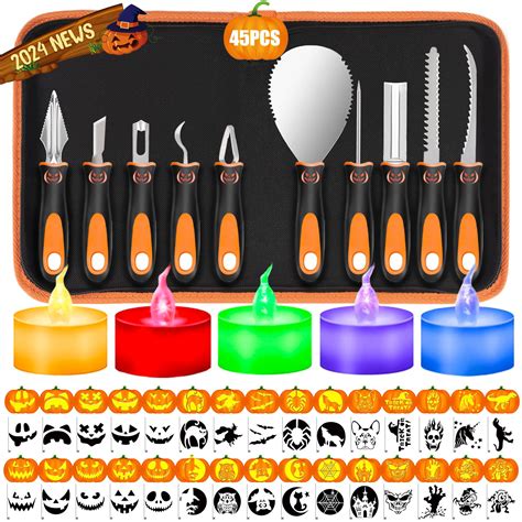 Amazon.com: kopotma Pumpkin Carving Tools, Halloween Pumpkin Carving ...