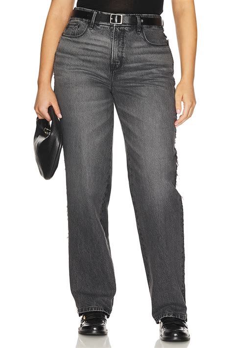 Good American Good 90s Two Tone Jeans in Black365 | REVOLVE