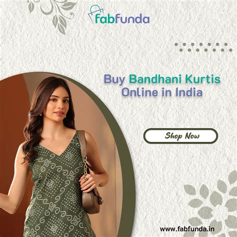Buy Bandhani Kurtis Online in India 2026 Starting @Rs.2,299