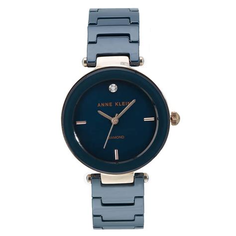 Anne Klein Analog Blue Dial Women's Ceramic Watch-Ak1018Rgnv : Amazon ...