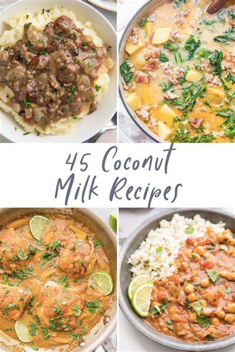 Easy Recipes Using Coconut Milk at Paige Odriscoll blog